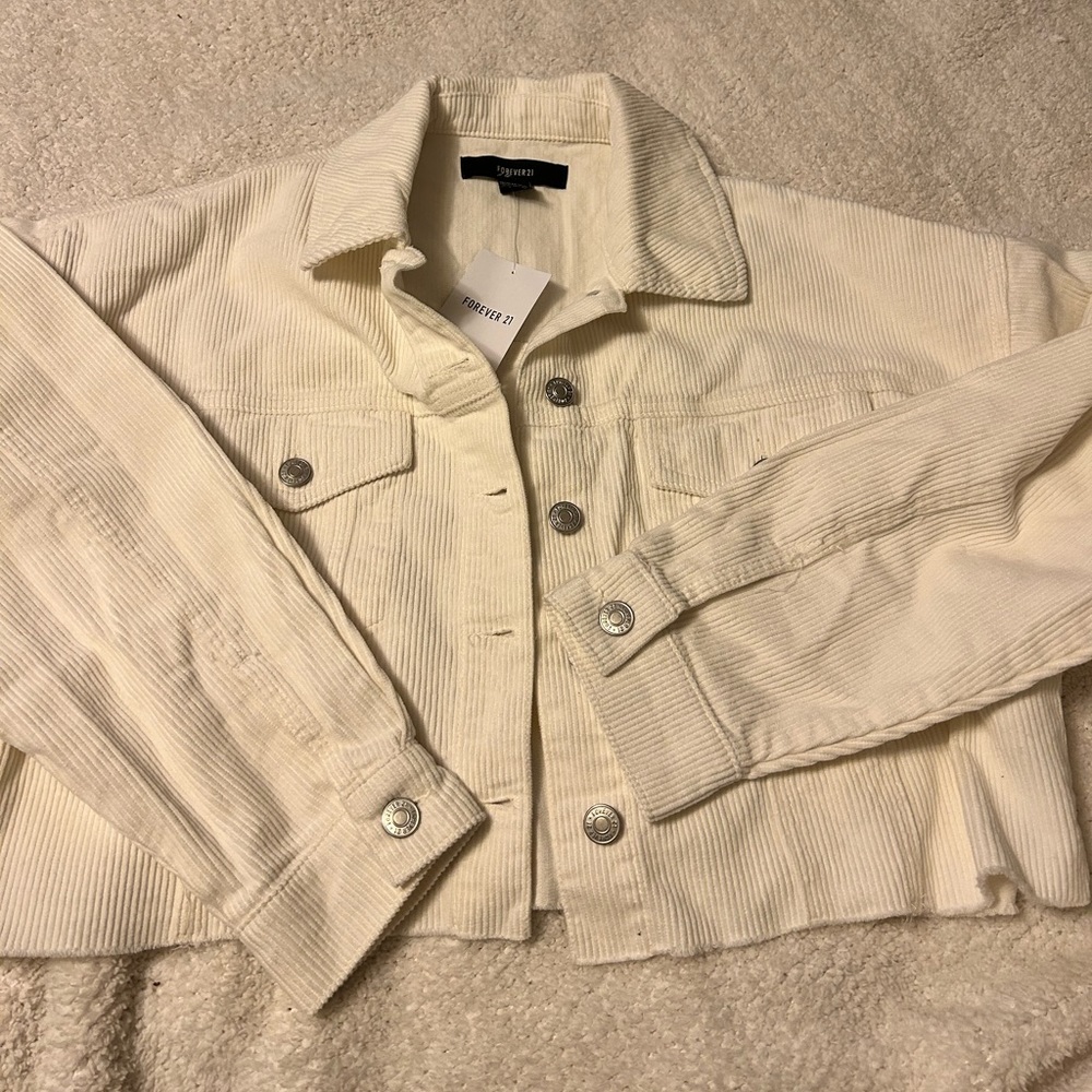 NWT Corduroy Cropped Jacket